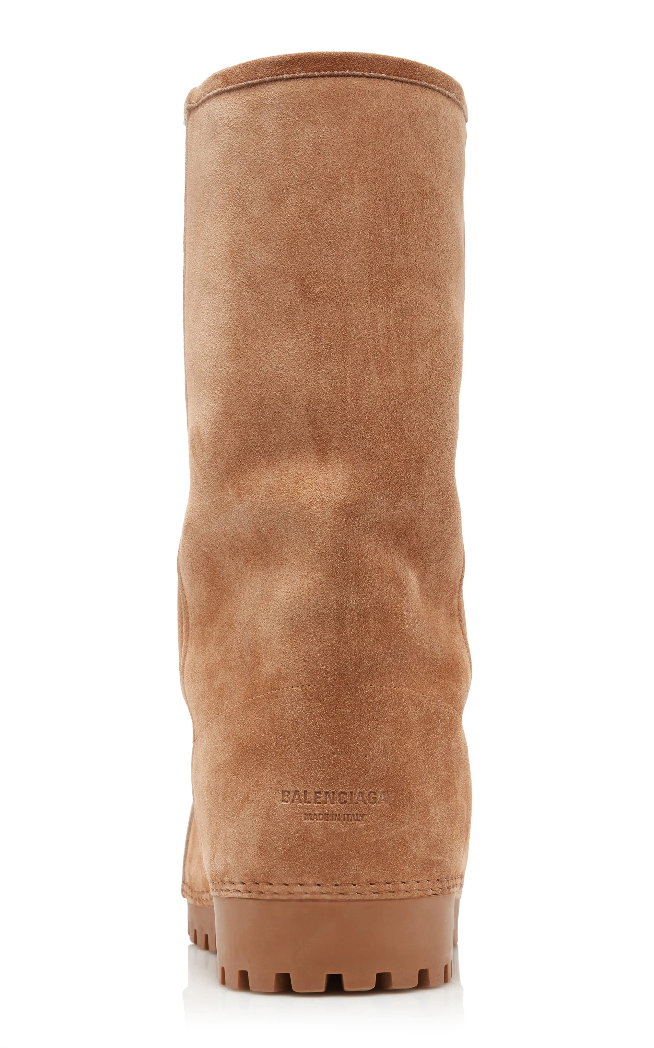 Balenciaga Alaska Suede & Faux-Fur Boots