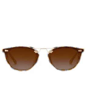 Beau Nylon Sunglasses in Gingham 12K