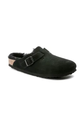 Birkenstock Boston Shearling Regular Width in Black