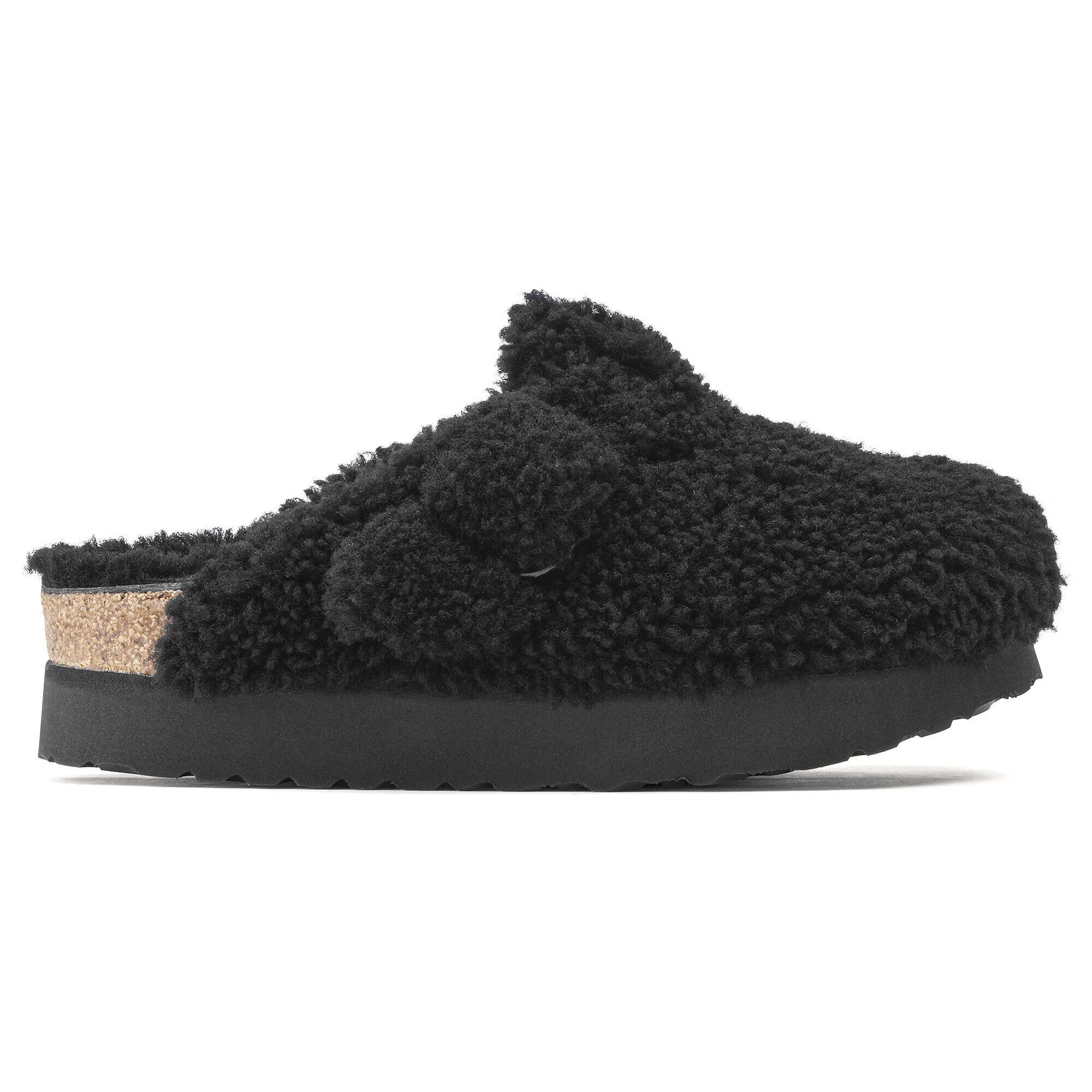 Boston Big Buckle Platform Shearling 