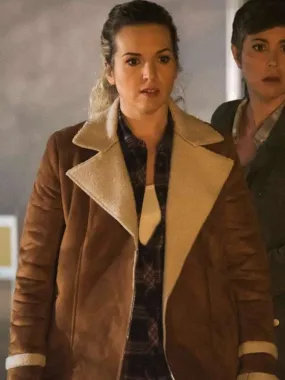 Briana Buckmaster Supernatural Shearling Jacket - New American Jackets