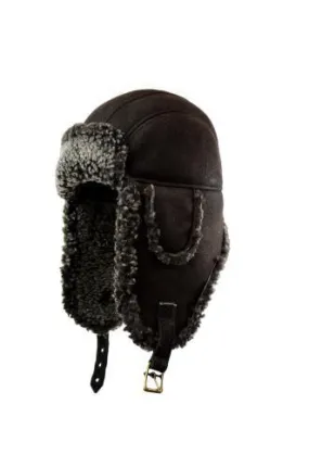 Crown Cap “Jones” Double Faced Shearling Aviator - A One Clothing