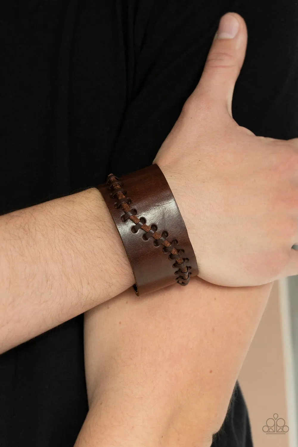 Every STITCH Way Brown-Urban Bracelet