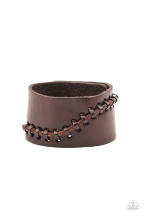 Every STITCH Way Brown-Urban Bracelet