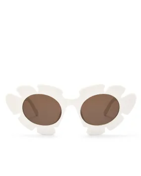 Flower Sunglasses in White