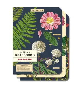 Herbarium Mini Notebooks (set of 3)