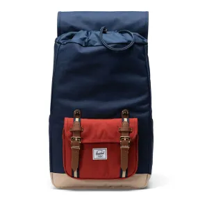 Herschel Supply - Zaino Little America 16.0 Black Iris Red Ochre Twill - 11391 - BLACK/IRIS/RED/OCHRE/TWILL