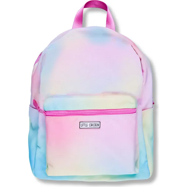 Little Chicken Hazy Rainbow Backpack, Pink