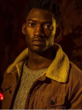 Malachi Kirby Curfew Malachi Kirby Brown Corduroy Jacket - New American Jackets