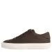 Moncler Monclub Stitched Suede Trainer Brown