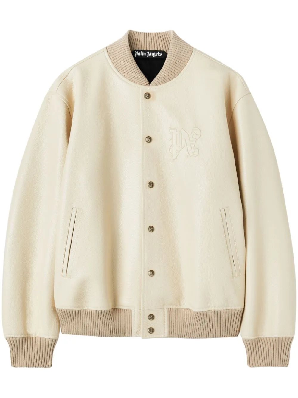 Palm Angels Coats Beige