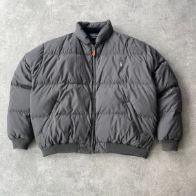 Ralph Lauren 1990s heavyweight puffer bomber jacket (XXL)