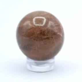 Sagenitic Rutile Quartz Sphere