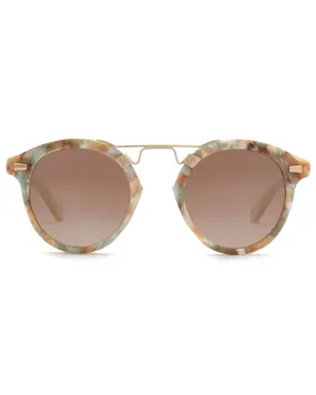 St. Louis II Sunglasses in Pearlescent + Sweet Tea