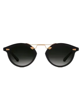 St. Louis Nylon Sunglasses in Black and Shadow