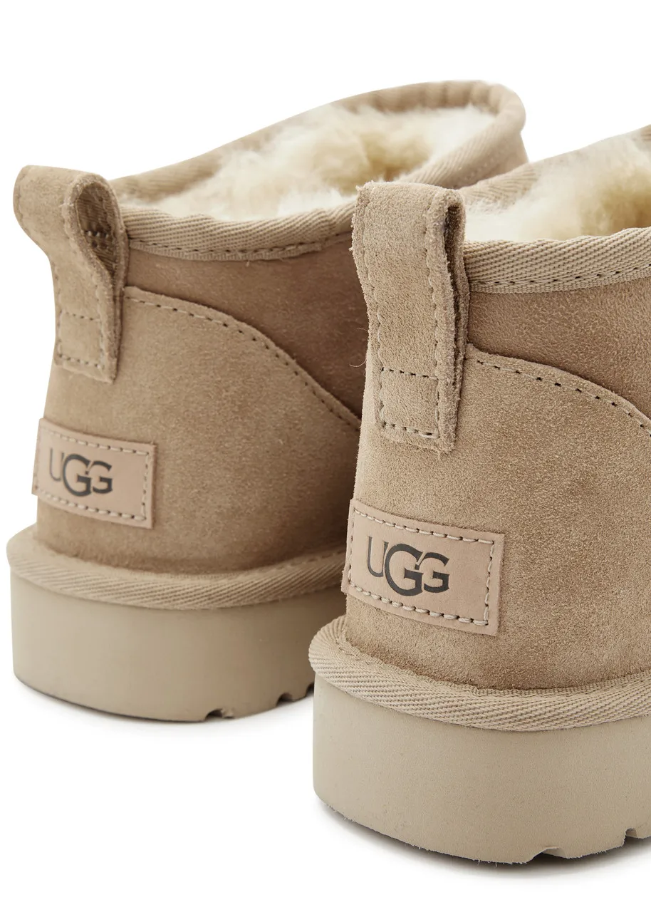 UGG Classic Ultra Mini suede ankle boots 
                         
                     
                