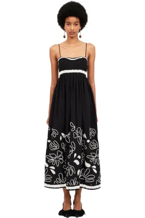 Ulla Johnson Hollis Dress in Raven