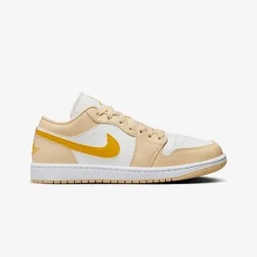 WMN'S AIR JORDAN 1 LOW 'SAIL/YELLOW OCHRE-PALE VANILLA-WHITE'